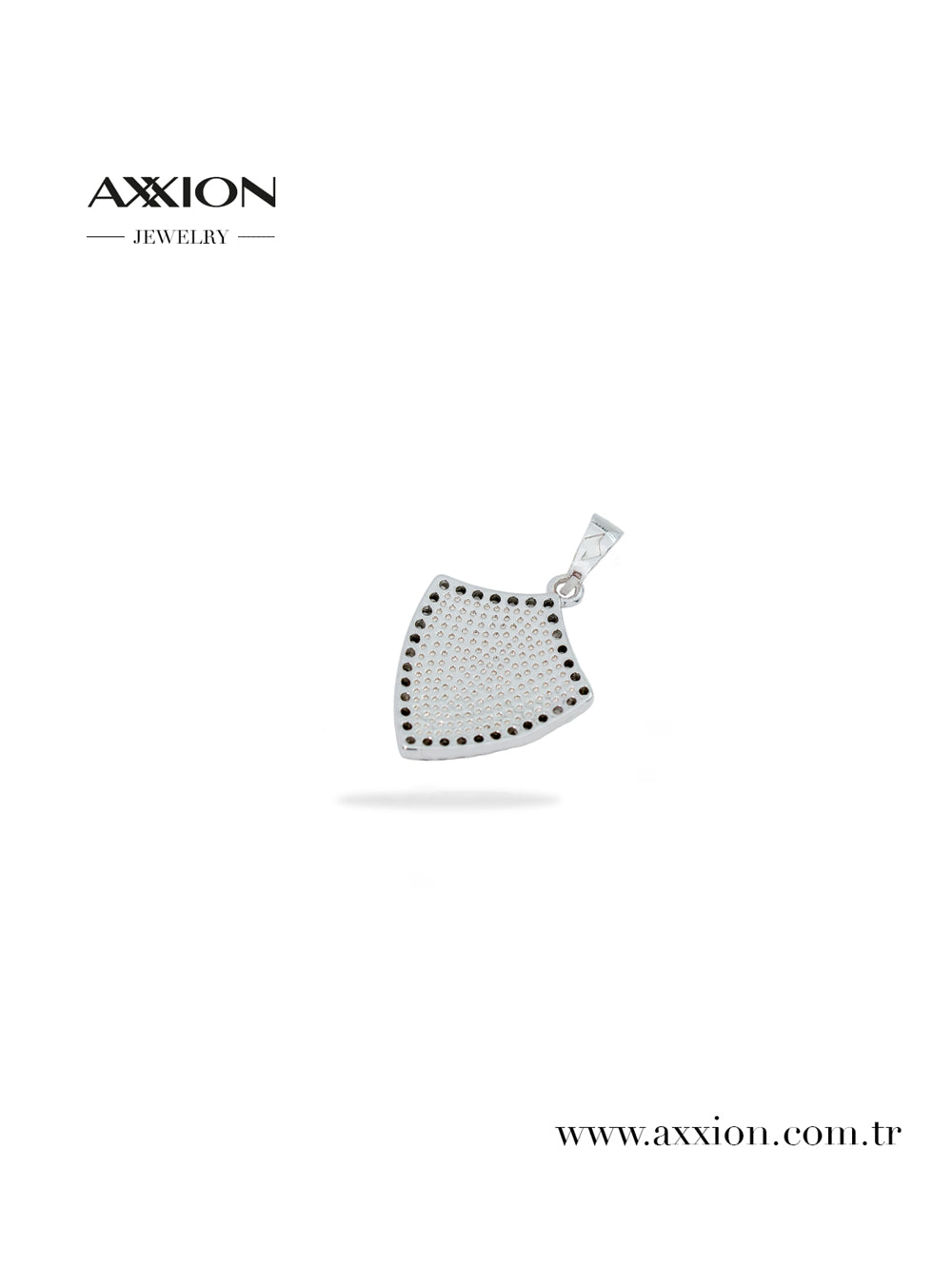 AXXION 14K Necklace Pendant SILVER