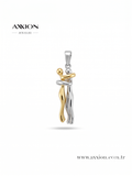 AXXION 14K Kolye Ucu SILVER