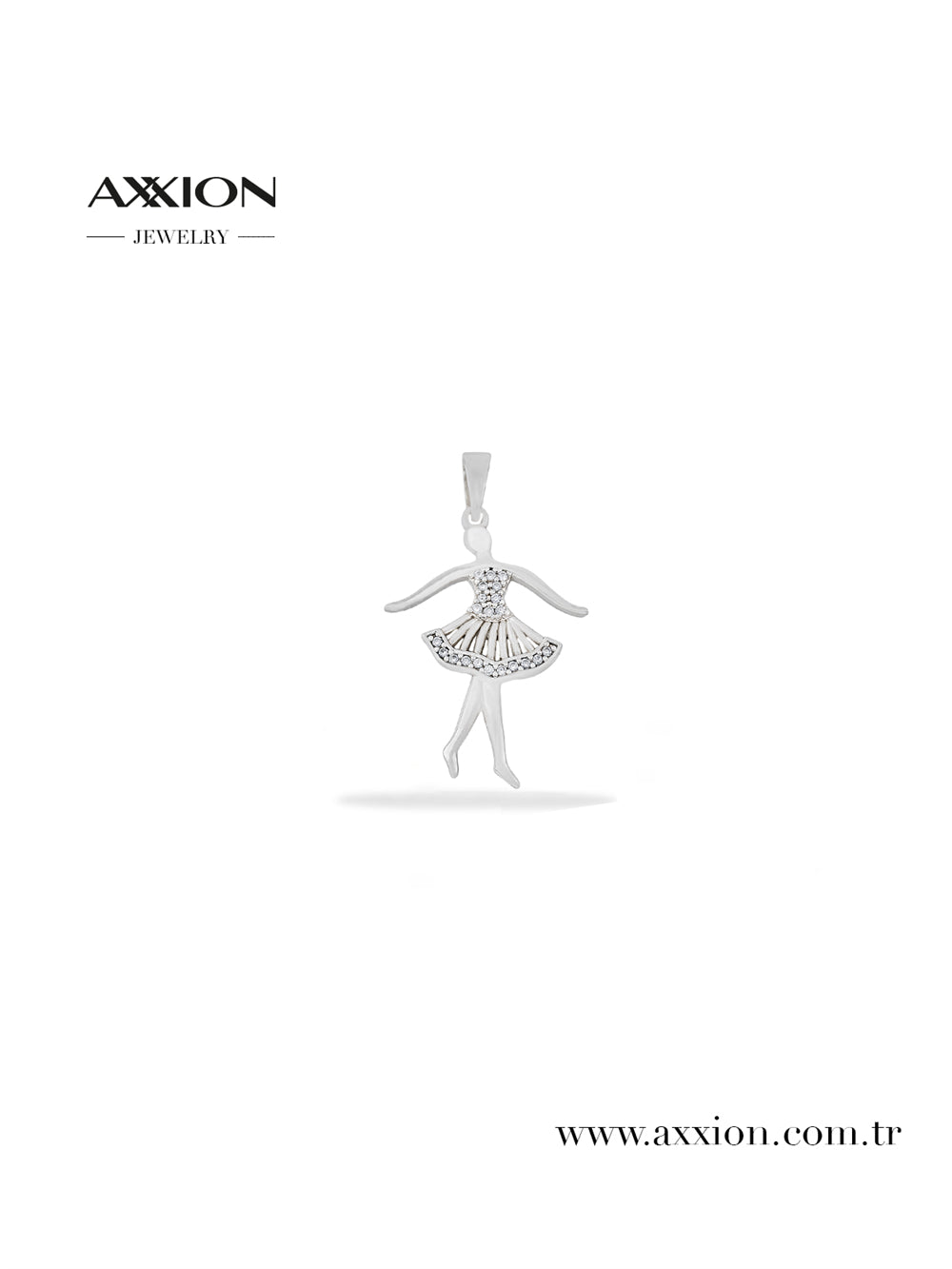 AXXION 14K Kolye Ucu SILVER