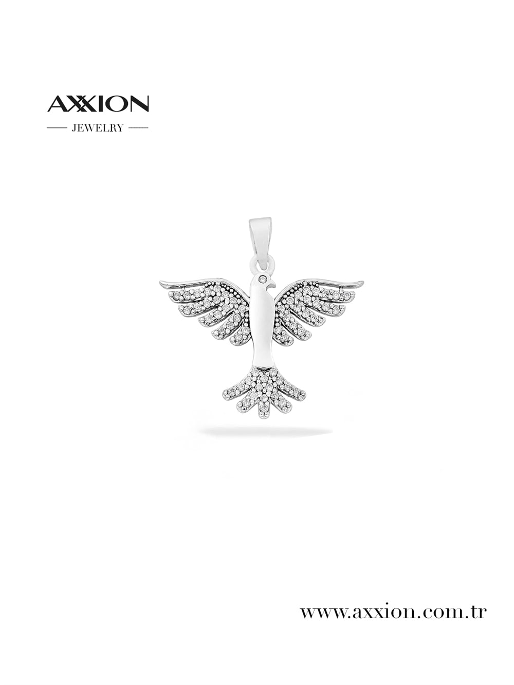 AXXION 14K Kolye Ucu SILVER