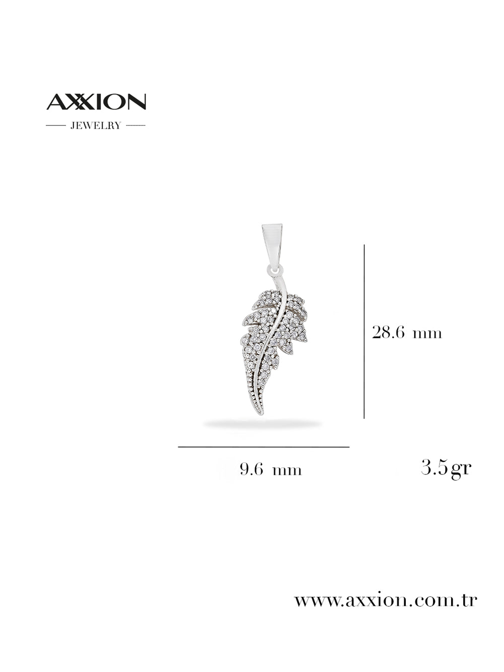 AXXION Kolye Ucu SILVER