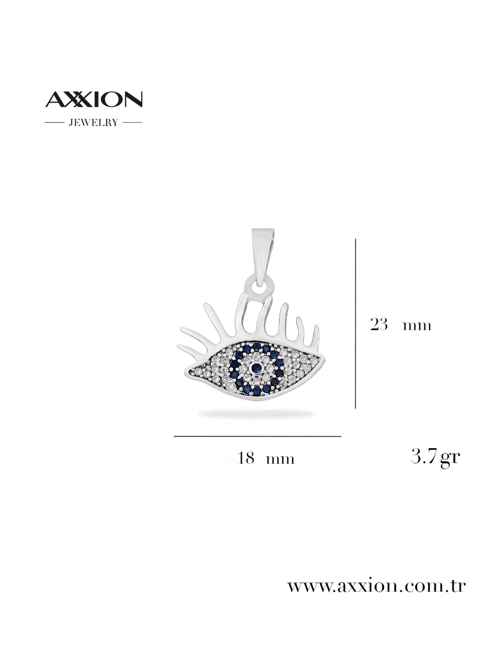AXXION Kolye Ucu SILVER