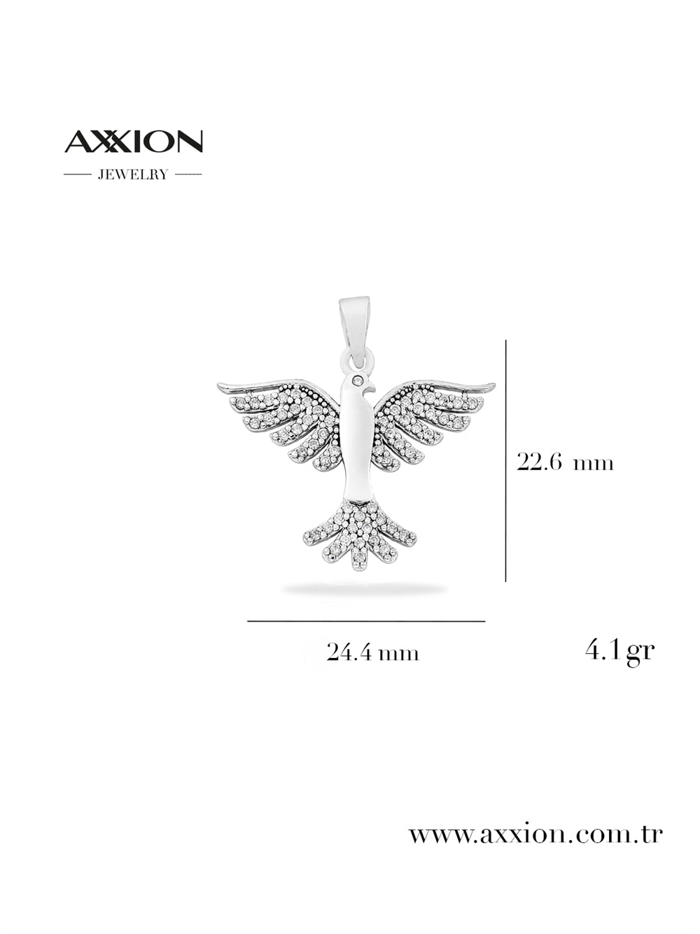 AXXION Kolye Ucu SILVER