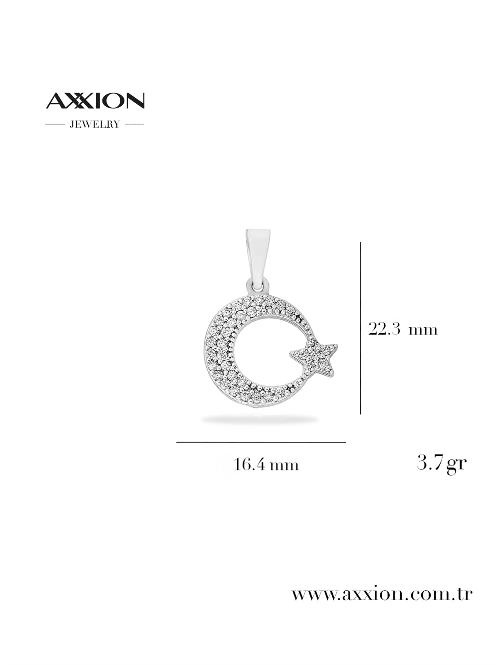 AXXION Kolye Ucu SILVER