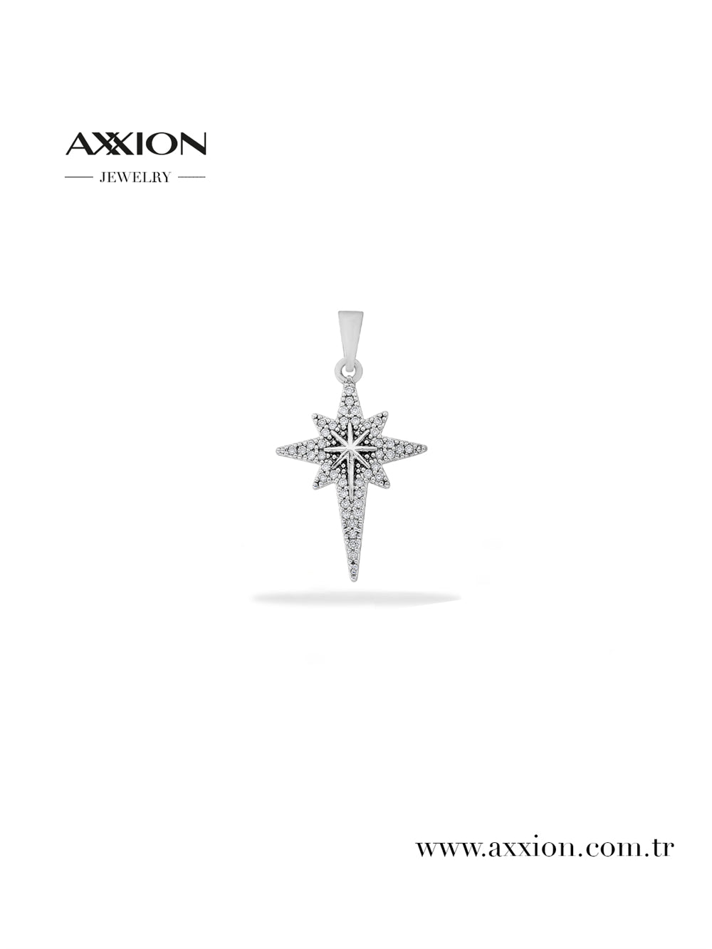 AXXION 14K Kolye Ucu SILVER