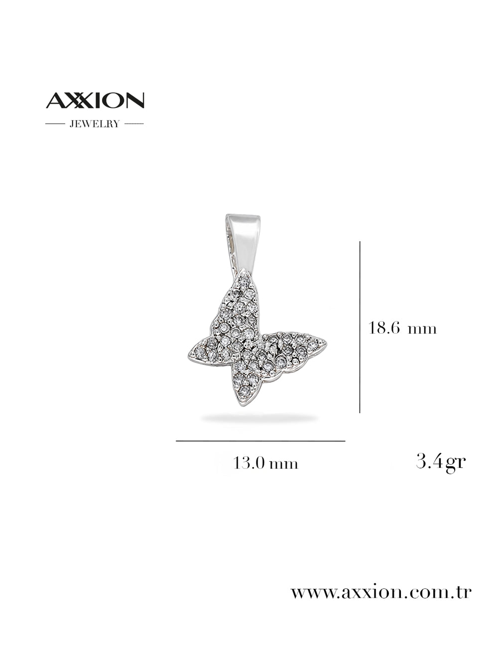 AXXION Kolye Ucu SILVER