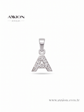 AXXION Harf Kolye Ucu SILVER