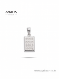 AXXION 14K Kolye Ucu SILVER