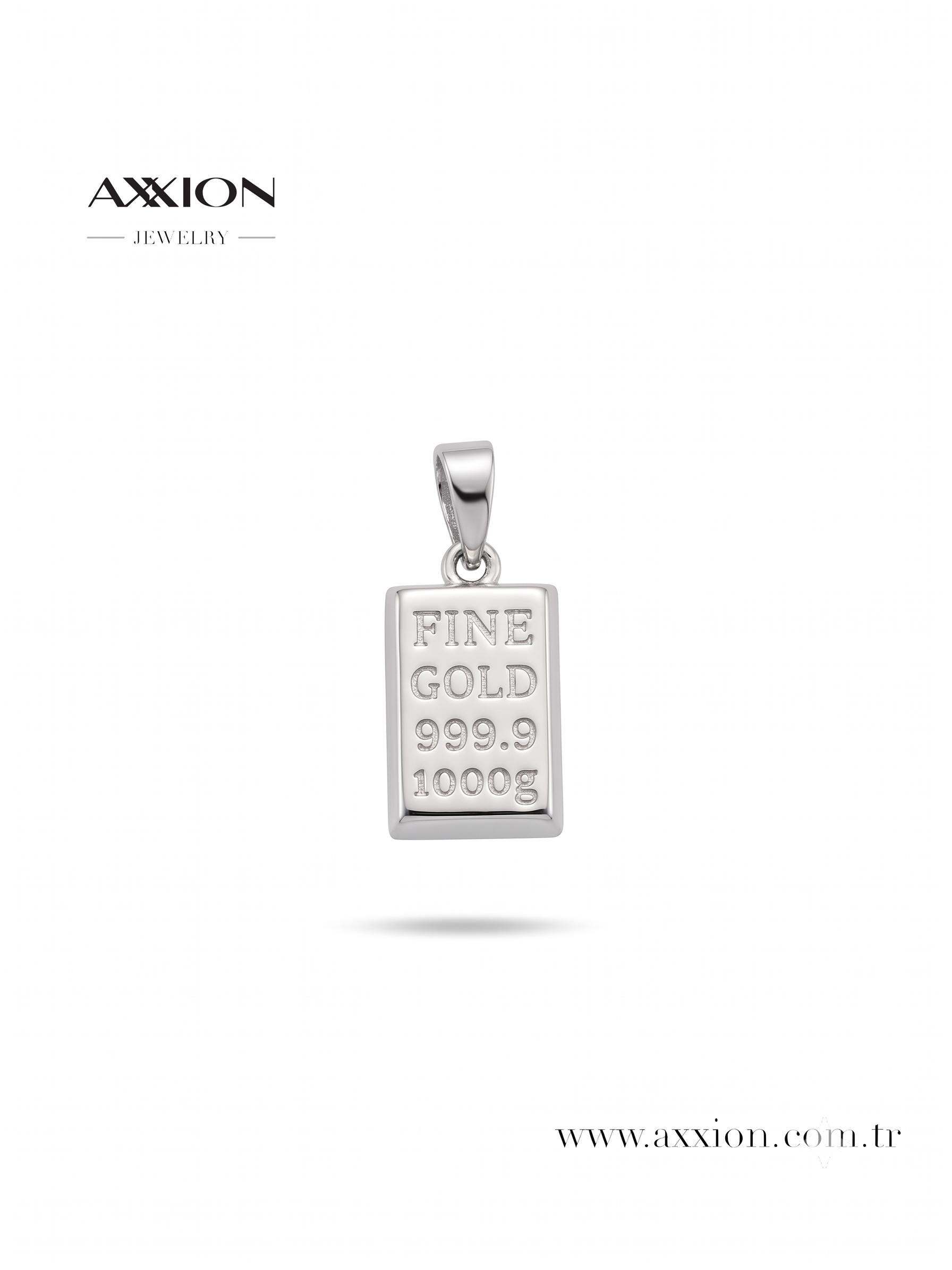 AXXION 14K Kolye Ucu SILVER