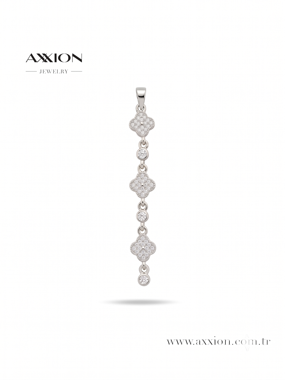 AXXION 14K Kolye Ucu SILVER