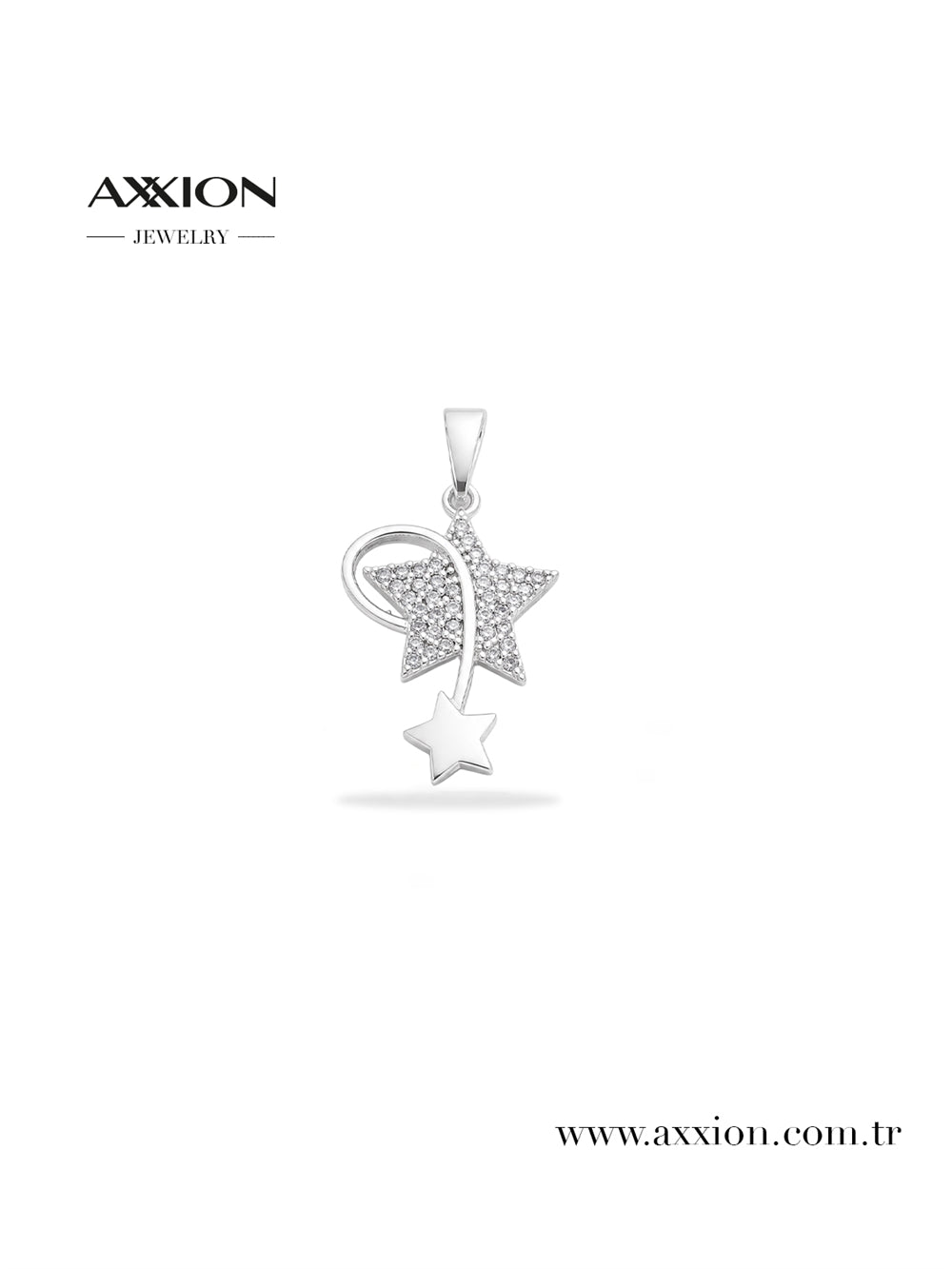 AXXION 14K Kolye Ucu SILVER