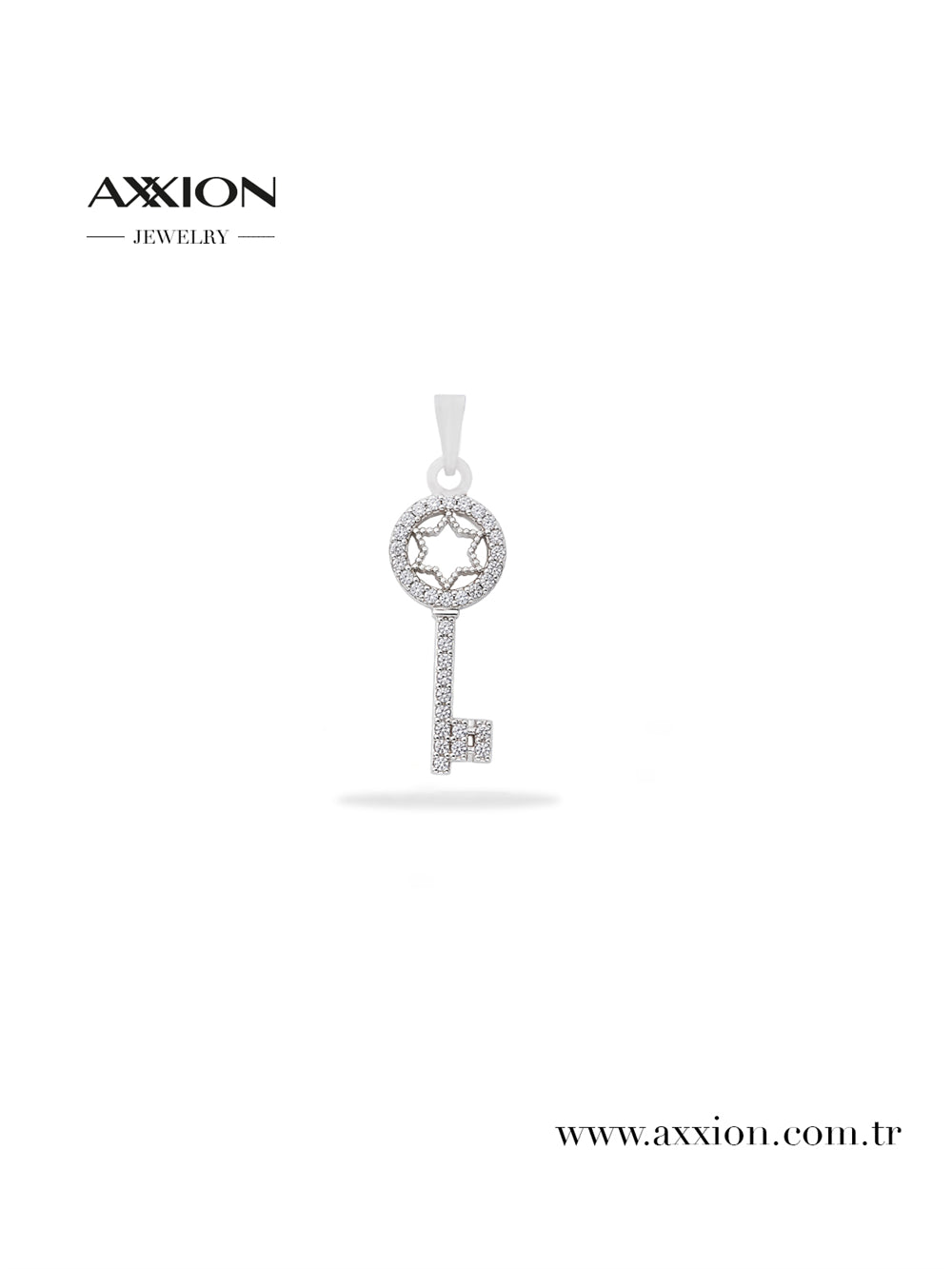 AXXION 14K Kolye Ucu SILVER
