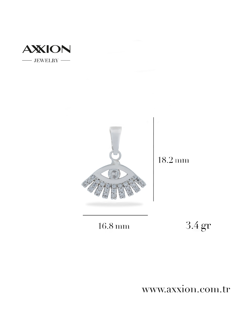 AXXION Kolye Ucu SILVER