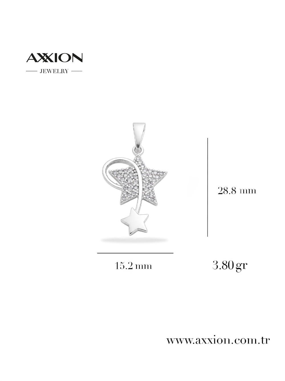 AXXION Kolye Ucu SILVER
