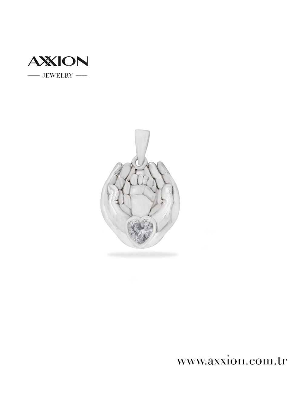 AXXION 14K Kolye Ucu SILVER