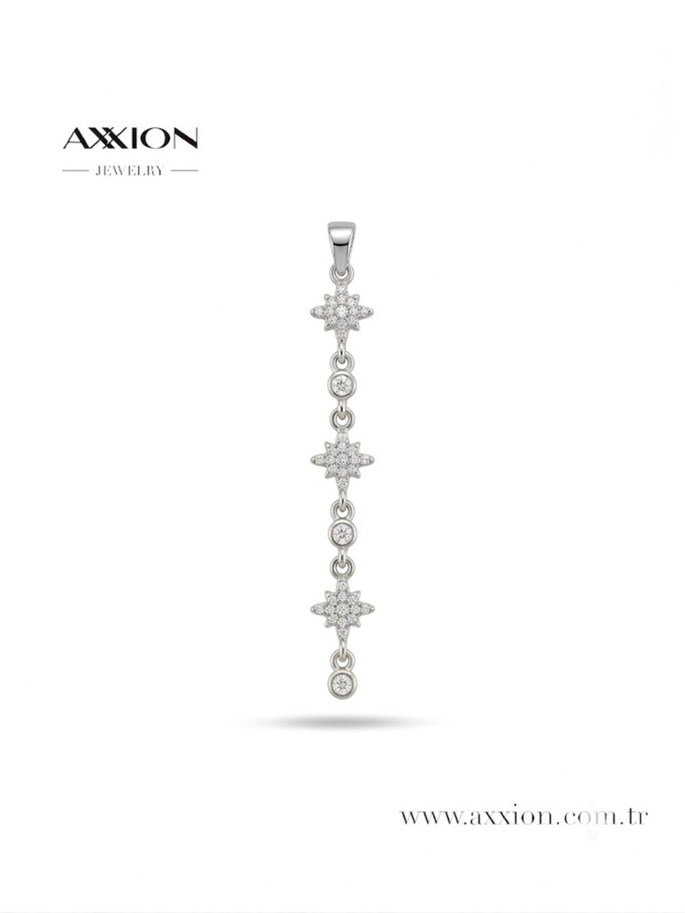 AXXION 14K Kolye Ucu SILVER