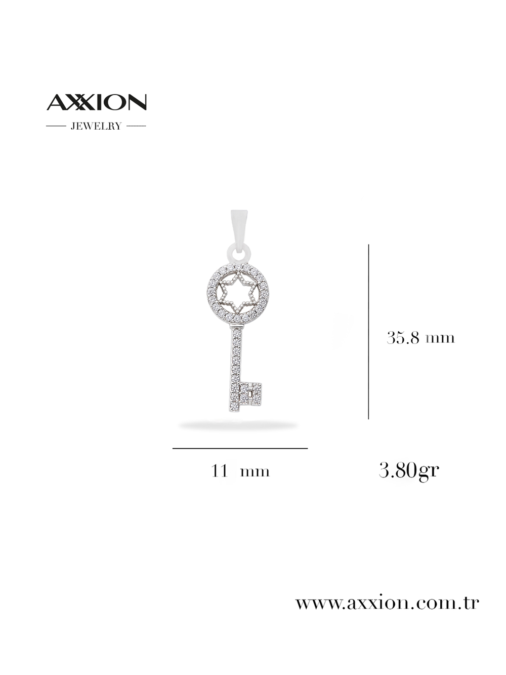 AXXION Kolye Ucu SILVER