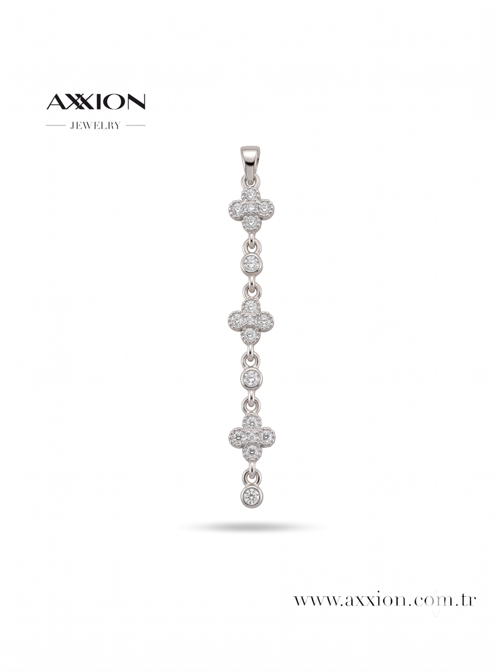 AXXION 14K Kolye Ucu SILVER
