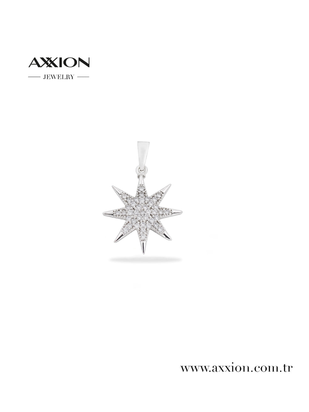 AXXION 14K Kolye Ucu SILVER