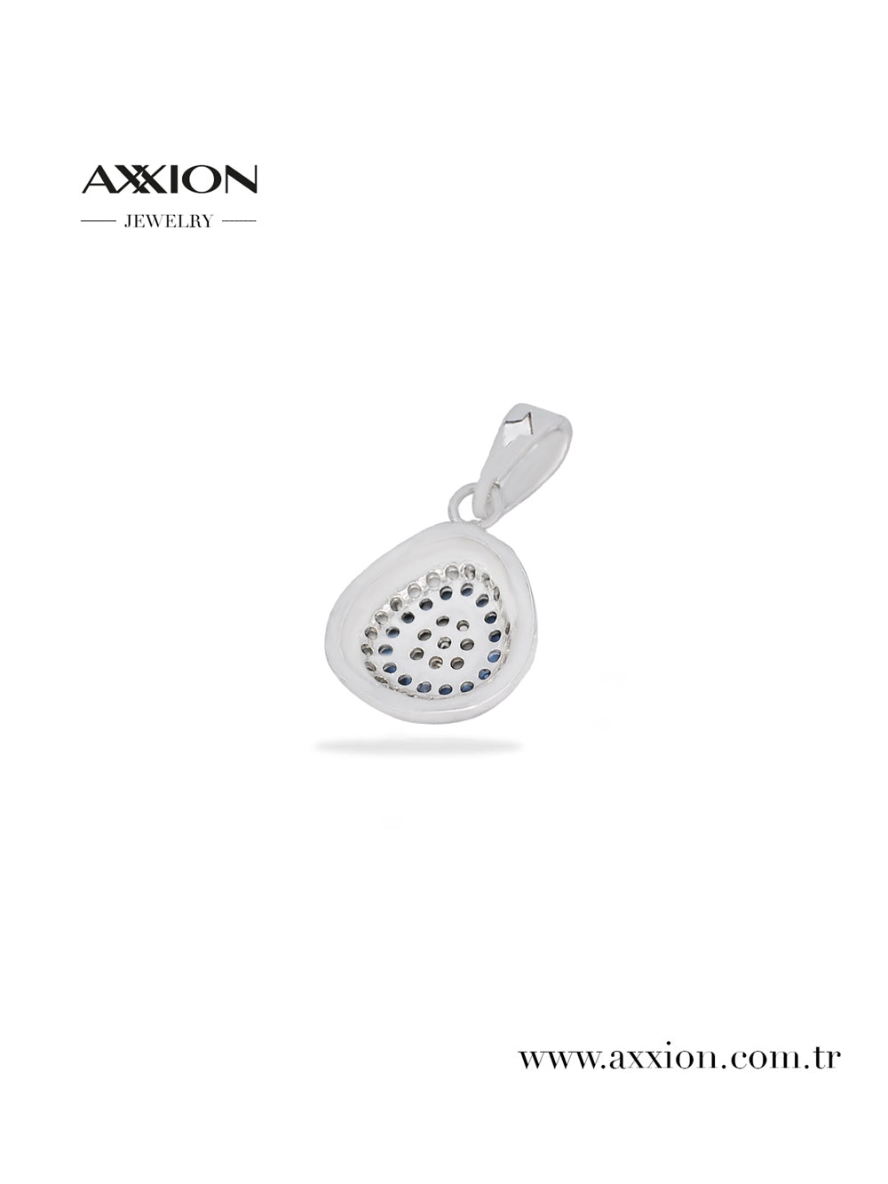 AXXION 14K Necklace Pendant SILVER