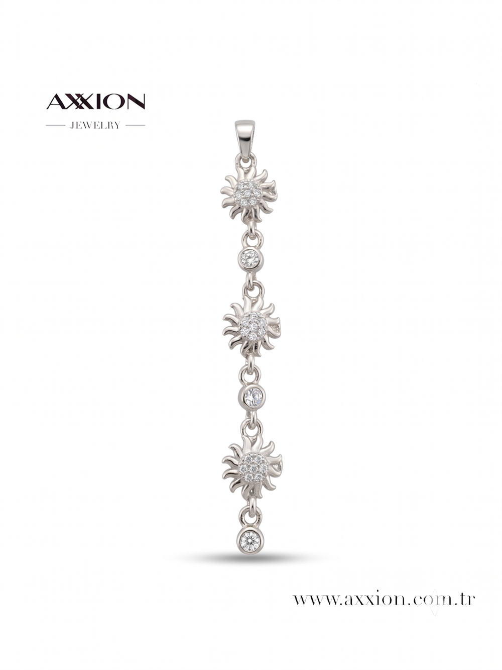 AXXION 14K Kolye Ucu SILVER