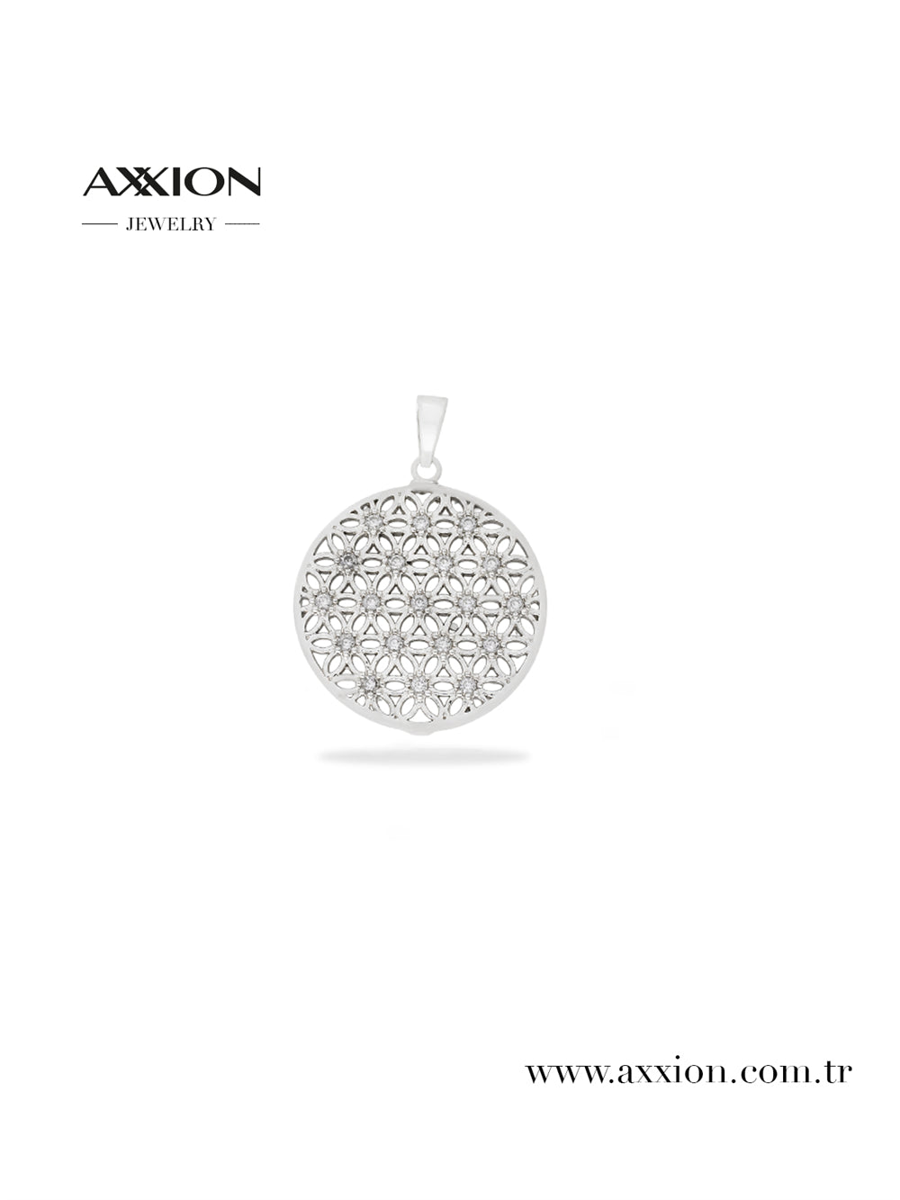 AXXION 14K Kolye Ucu SILVER