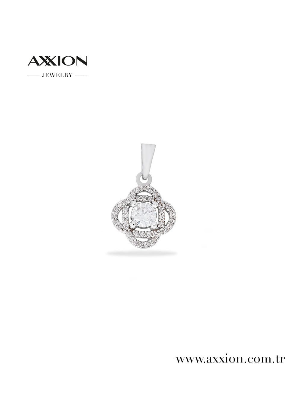 AXXION 14K Kolye Ucu SILVER