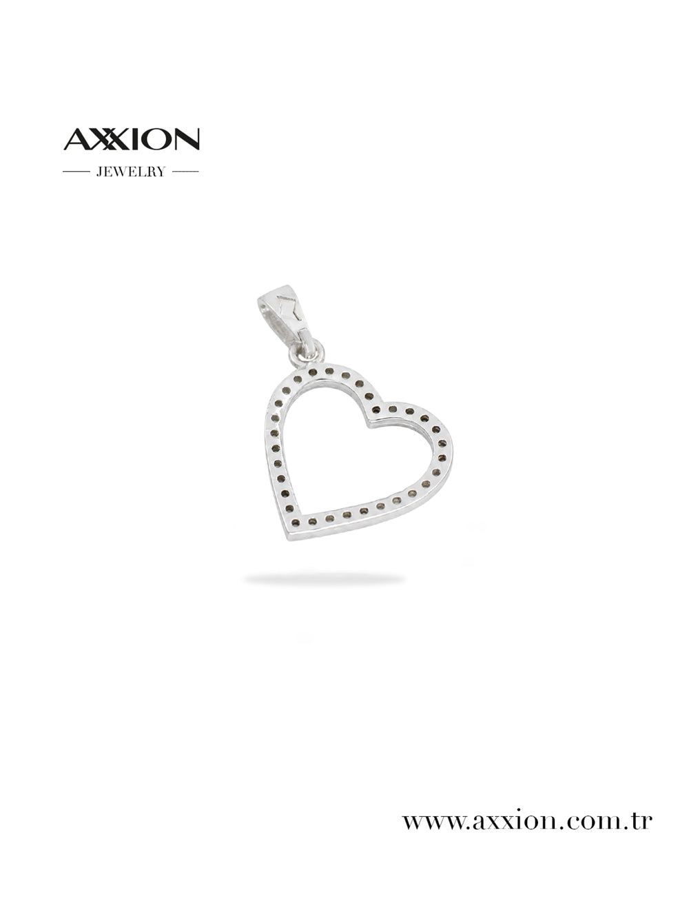 AXXION 14K Necklace Pendant SILVER