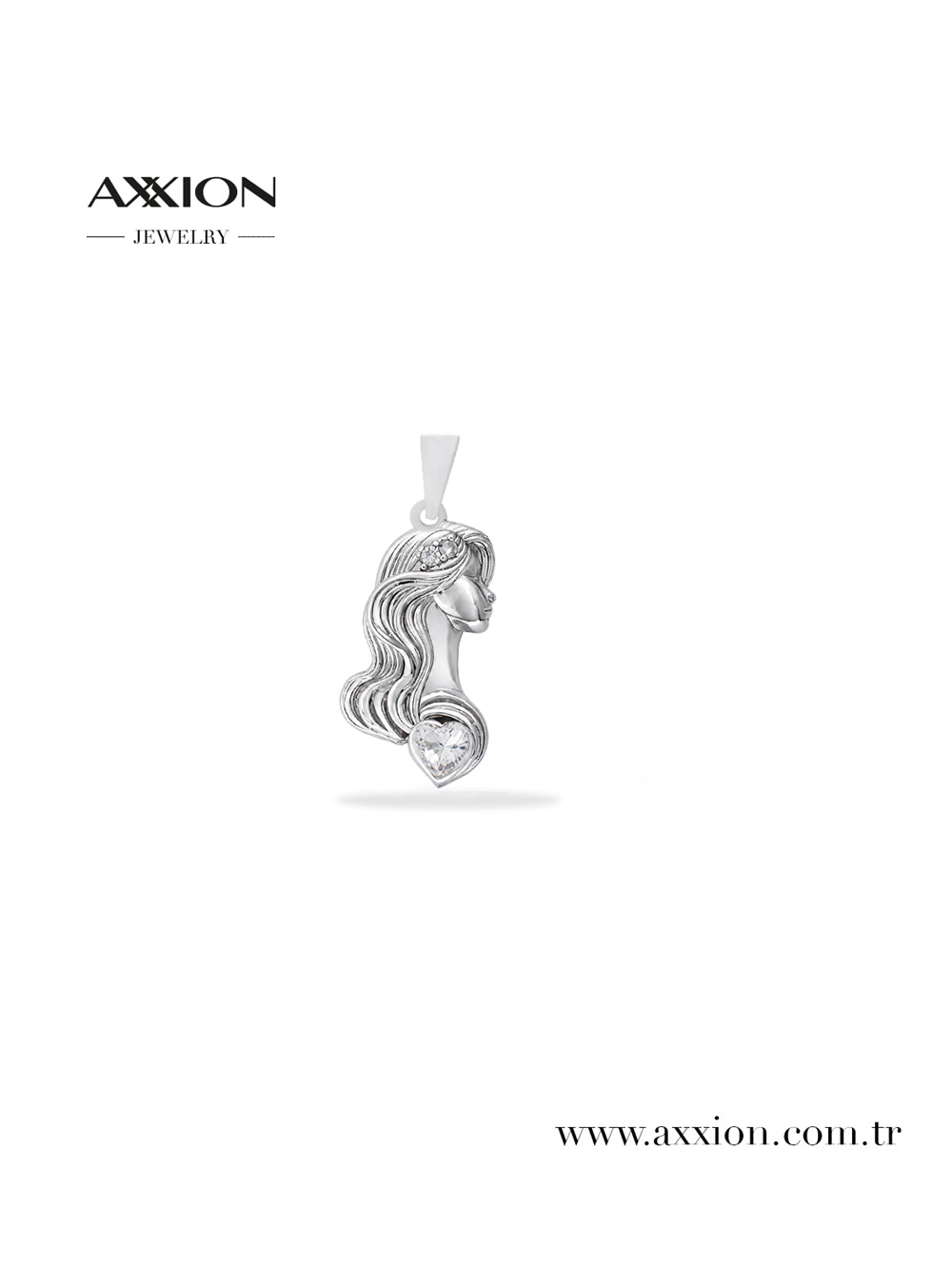 AXXION 14K Kolye Ucu SILVER