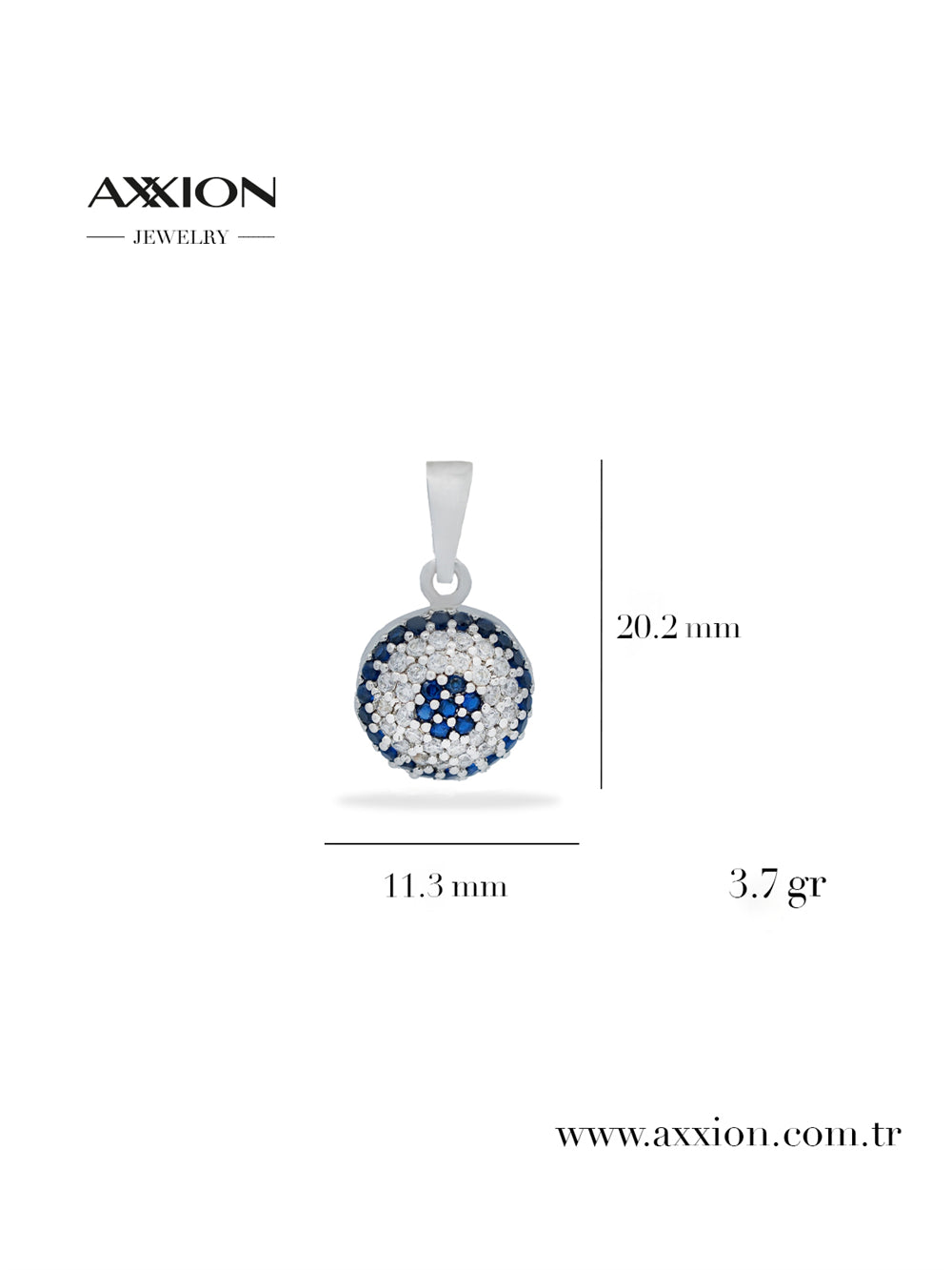 AXXION Kolye Ucu SILVER