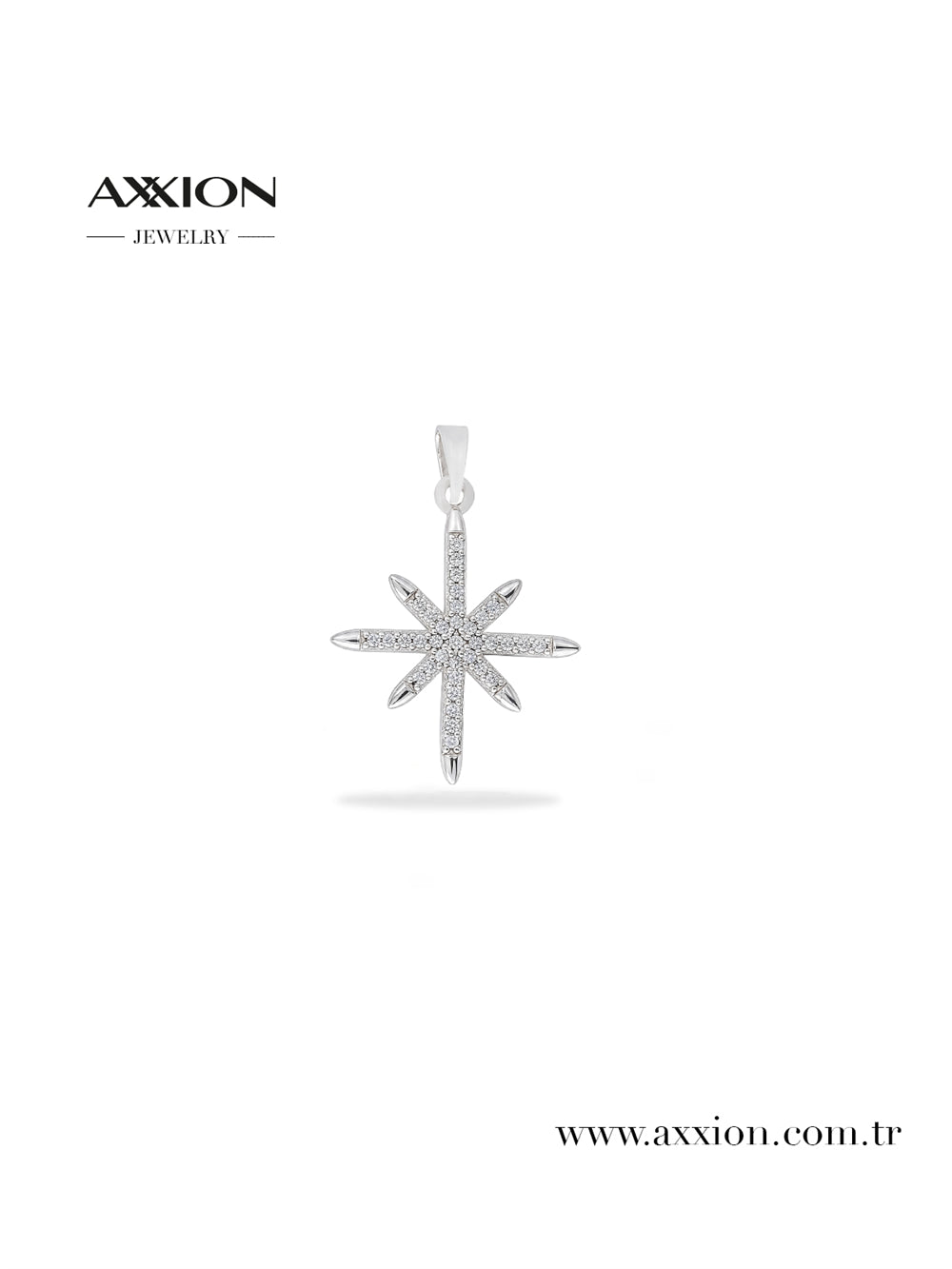 AXXION 14K Kolye Ucu SILVER