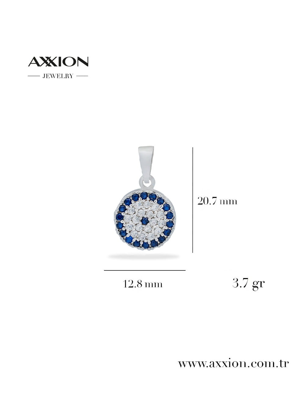 AXXION Kolye Ucu SILVER