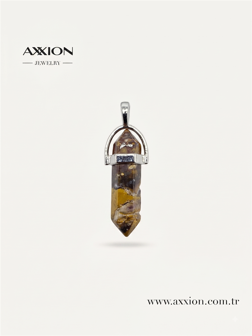 AXXION Doğal Taş Kolye Ucu