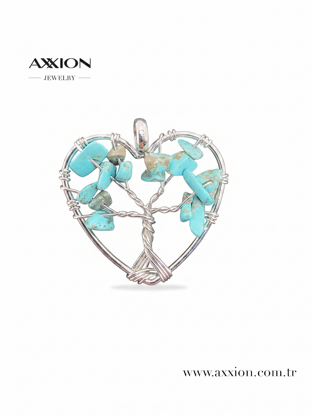 AXXION Doğal Taş Kolye Ucu