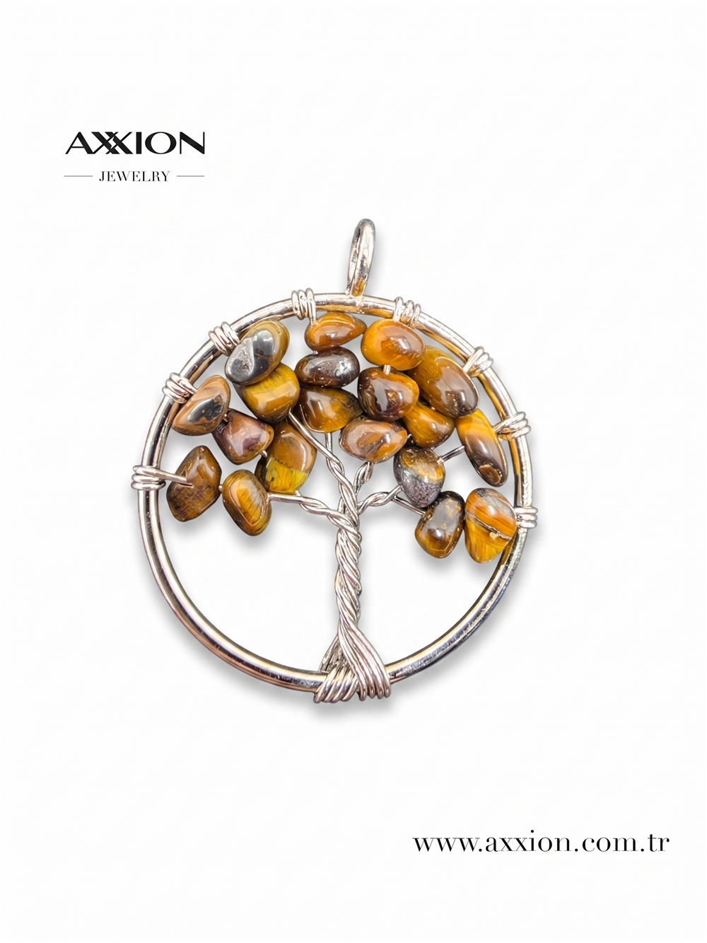 AXXION Doğal Taş Kolye Ucu