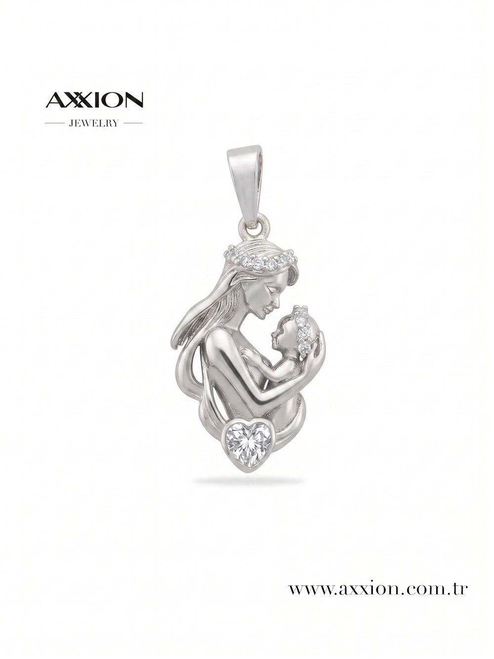 AXXION Kolye Ucu SILVER