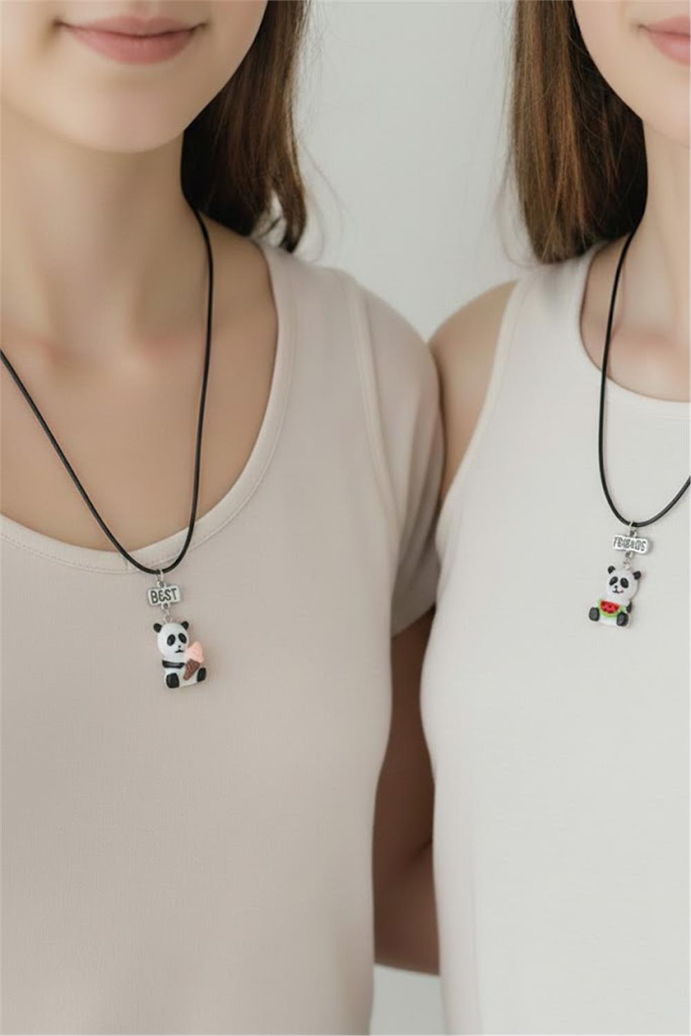 Best Friends Friendship Necklace 2-Piece