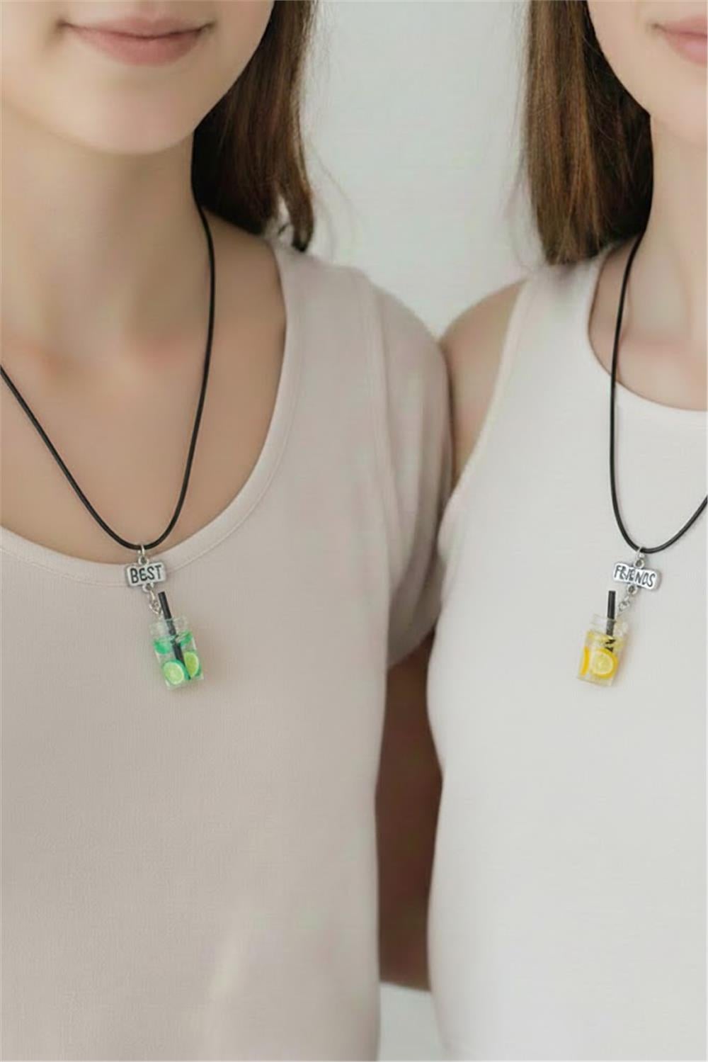 Best Friends Friendship Necklace 2-Piece