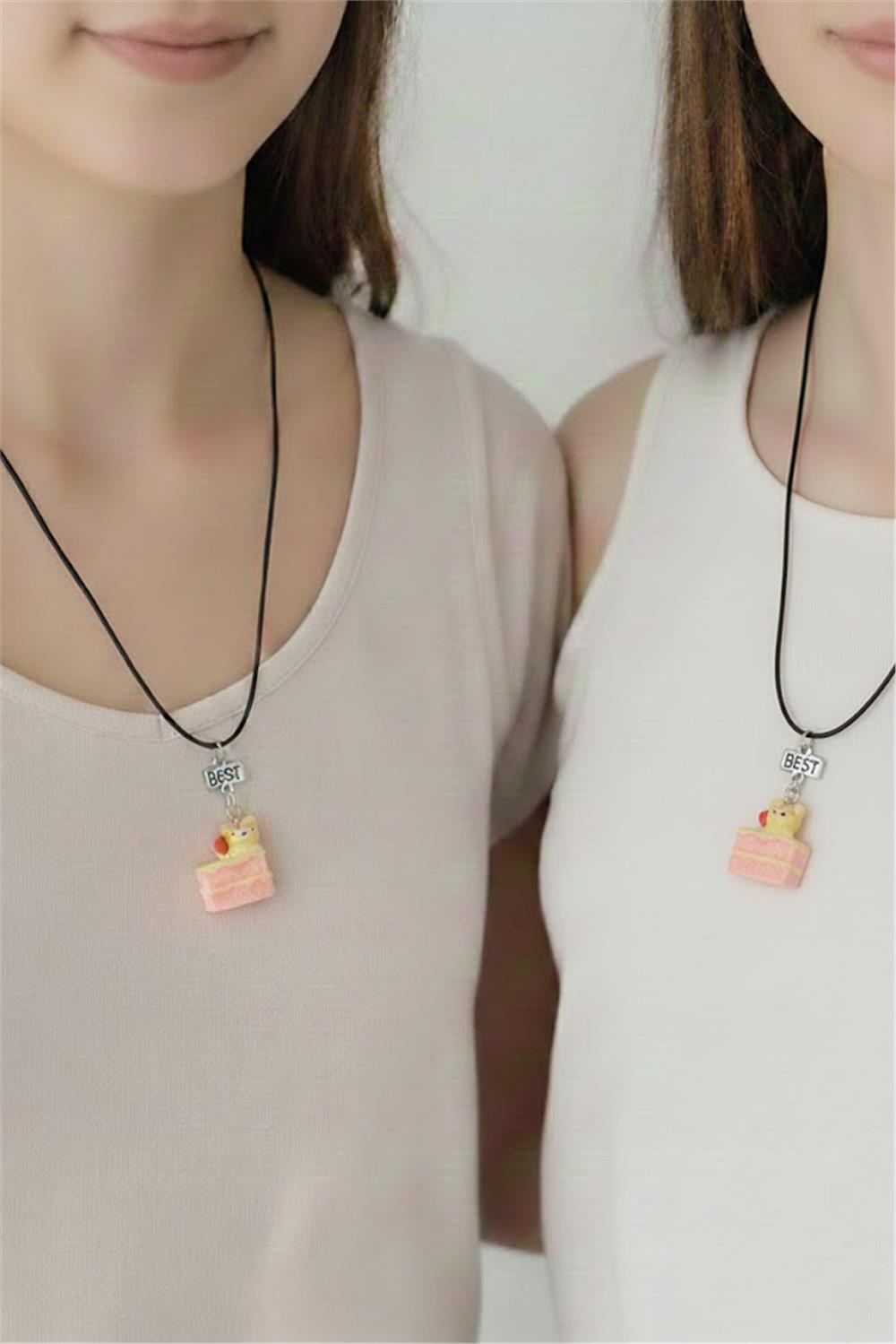 Best Friends Friendship Necklace 2-Piece