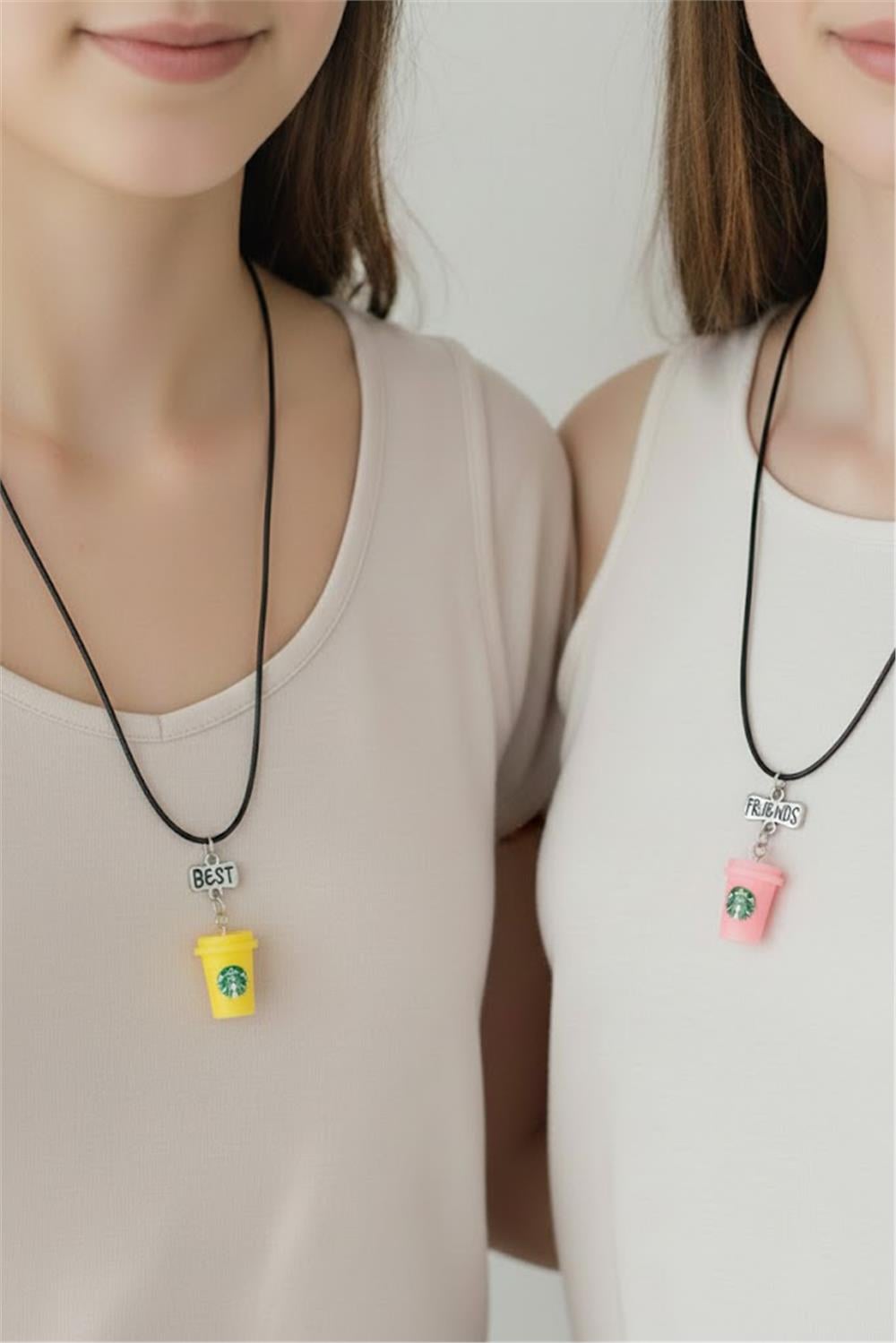 Best Friends Friendship Necklace 2-Piece