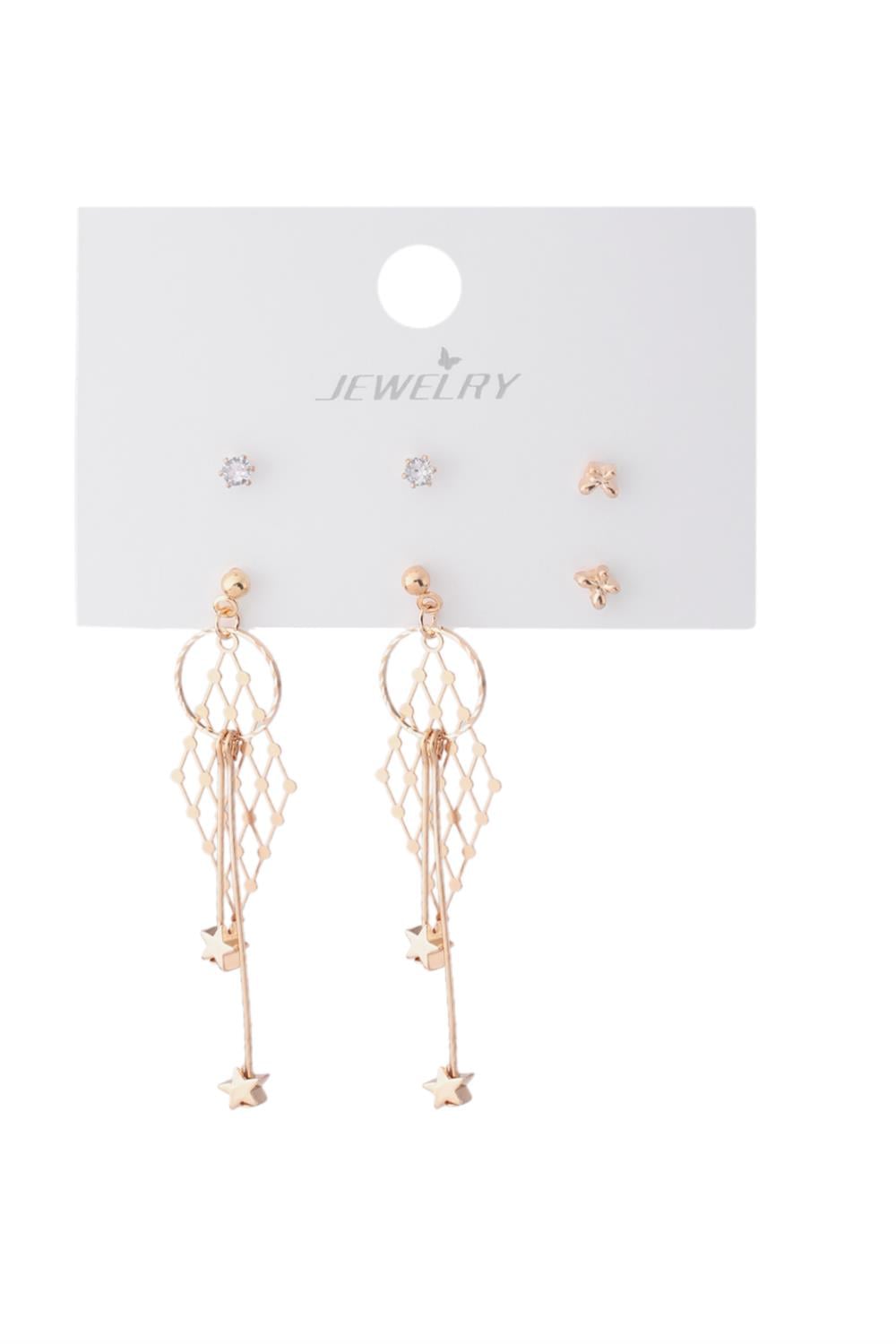VIP Set Küpe Gold