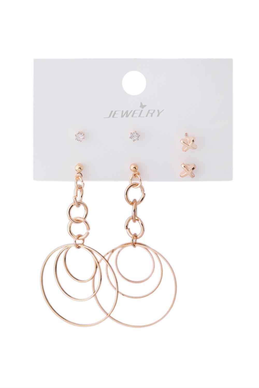 VIP Set Küpe Gold