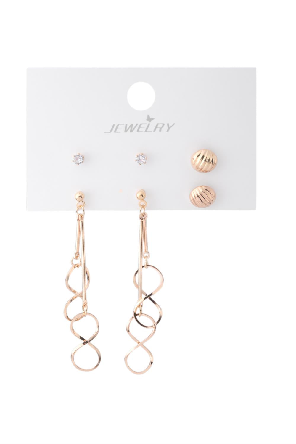 VIP Set Küpe Gold