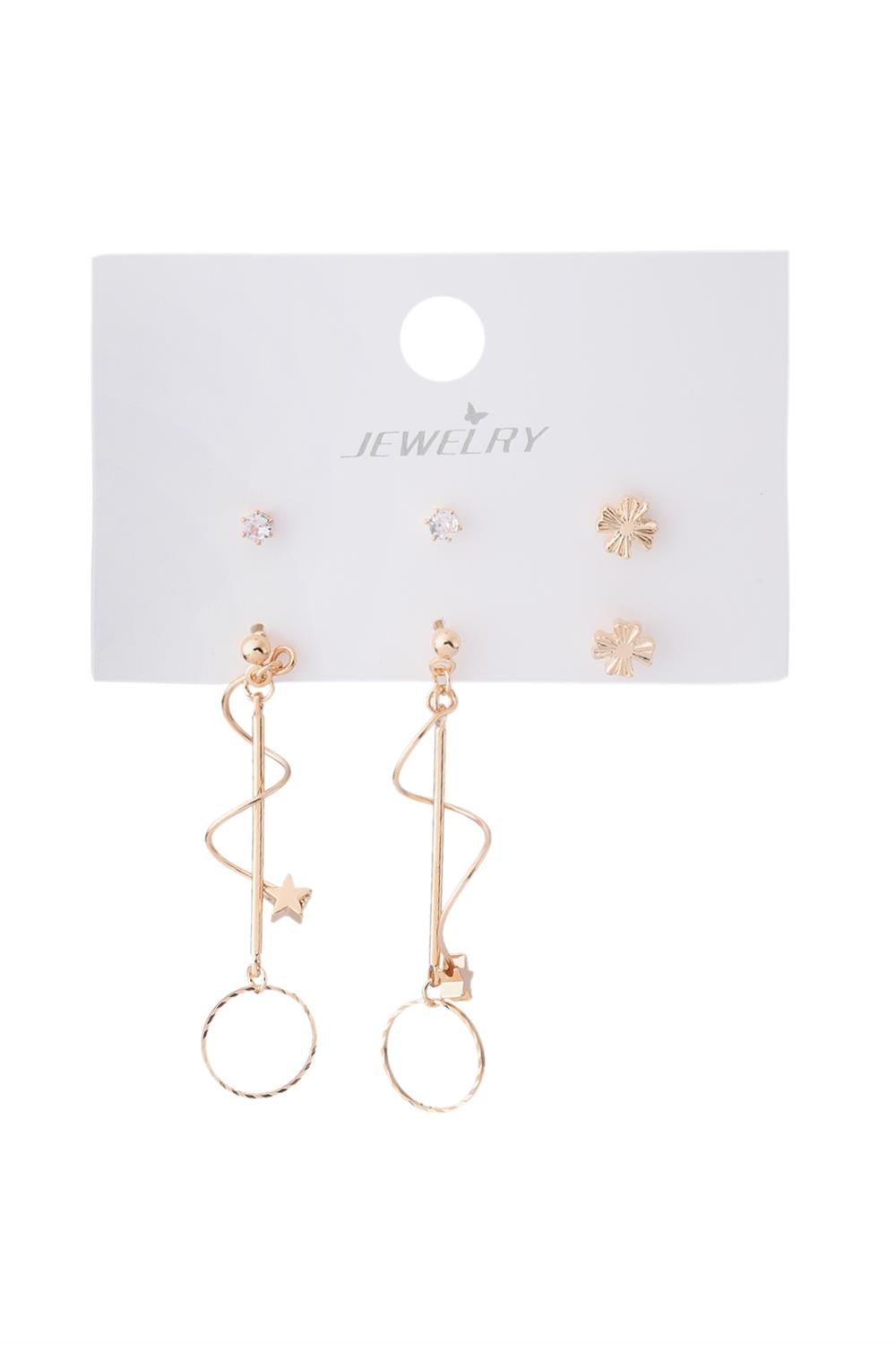 VIP Set Küpe Gold
