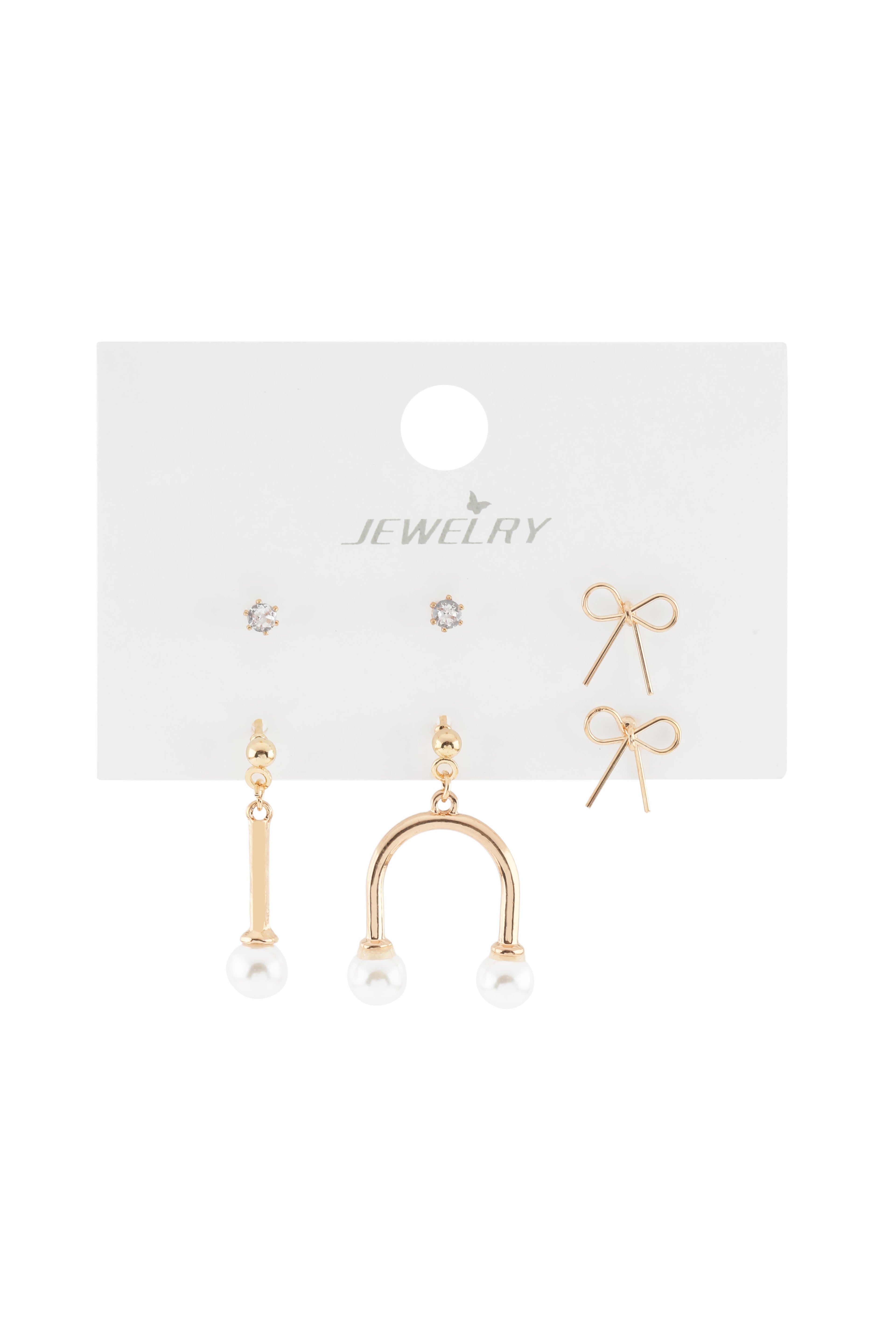 VIP Set Küpe Gold