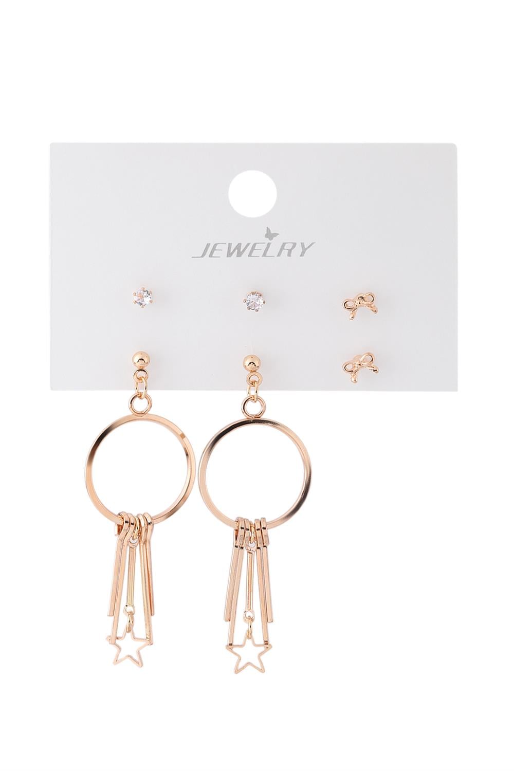VIP Set Küpe Gold