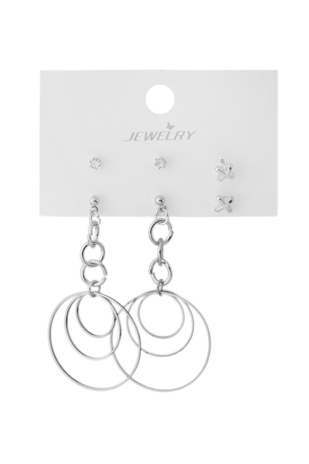 VIP Set Küpe Silver