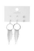 VIP Set Küpe Silver