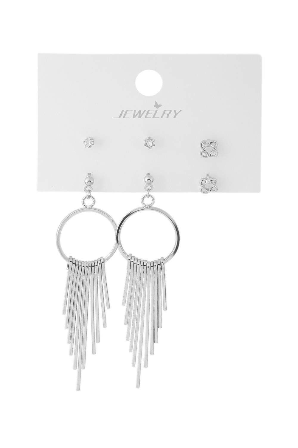 VIP Set Küpe Silver