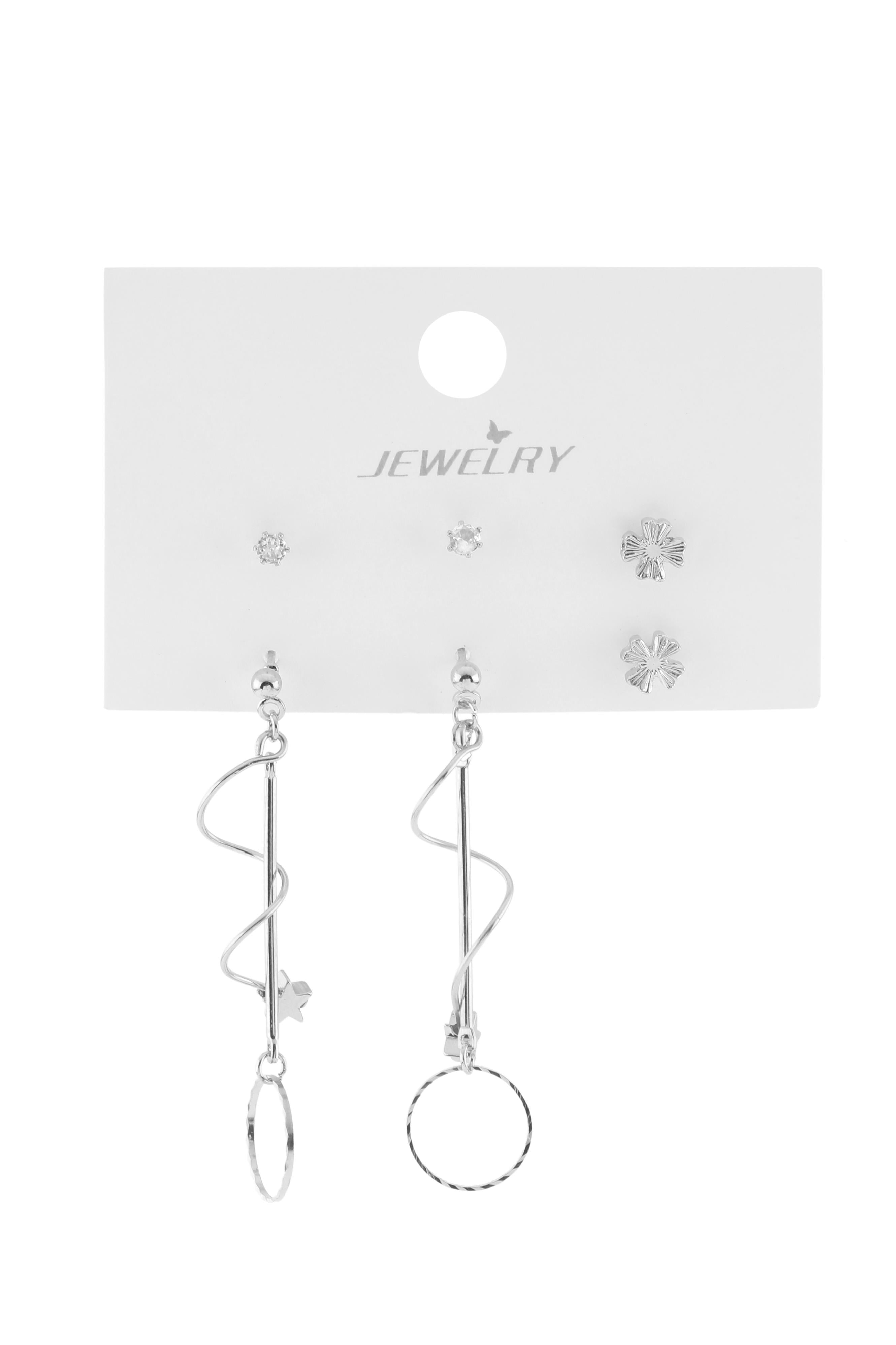 VIP Set Küpe Silver